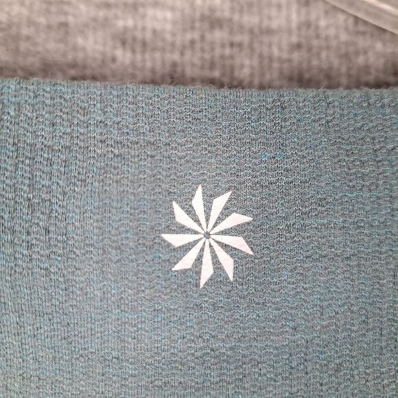 Athleta Wool Blend Leggings Blue Pattern Women's Small 306607 NWT - Picture 6 of 10